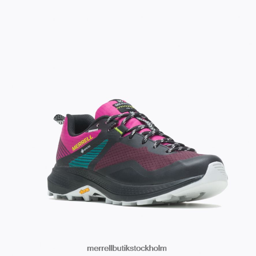 kvinnor Merrell fuchsia/vinröd mqm 3 gore-tex skor DP80HP842
