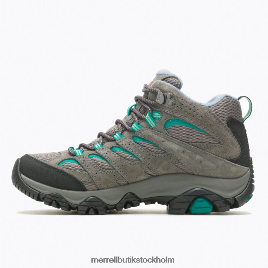 kvinnor Merrell granit/marin moab 3 mid vattentät skor DP80HP1035