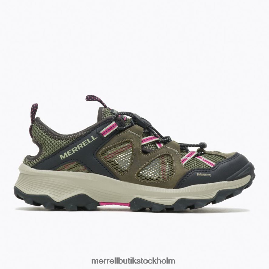 kvinnor Merrell lav speed strike lädersil skor DP80HP979