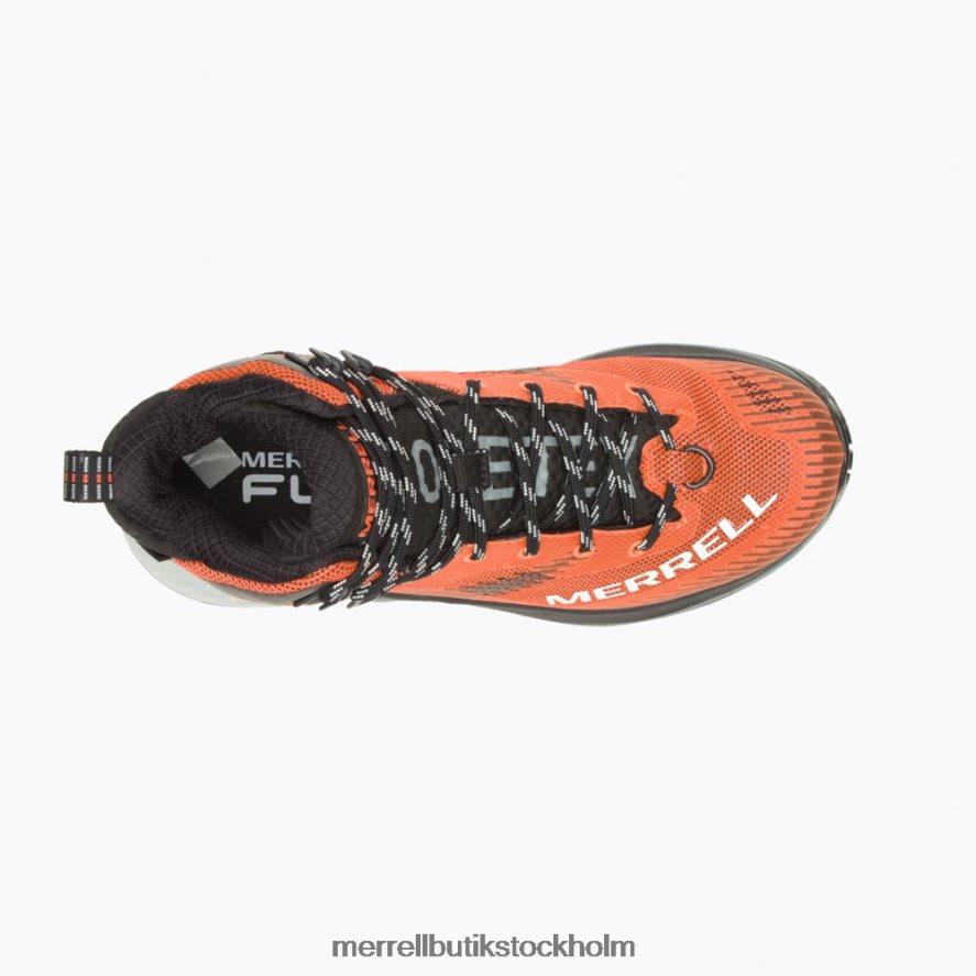 kvinnor Merrell orange rogue hiker mid gore-tex skor DP80HP834