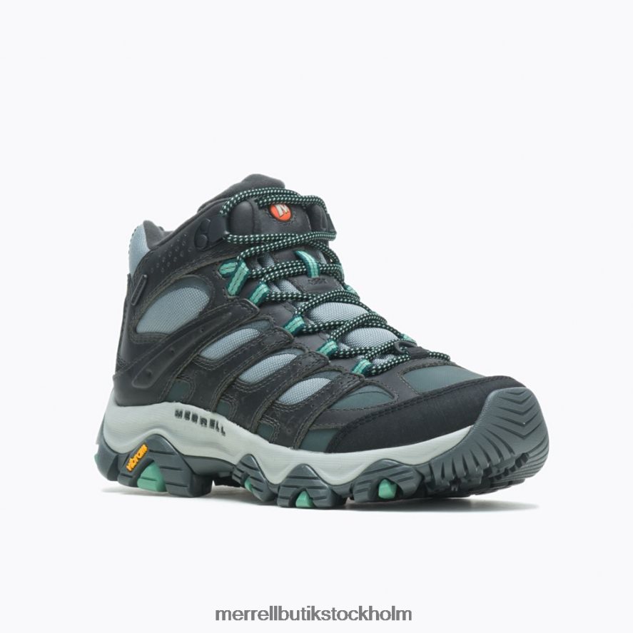 kvinnor Merrell rock/jade moab 3 thermo mid vattentät bred bredd skor DP80HP1147