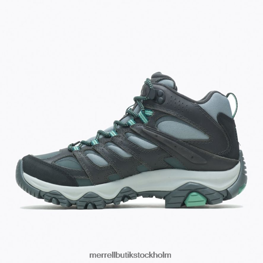 kvinnor Merrell rock/jade moab 3 thermo mid vattentät bred bredd skor DP80HP1147