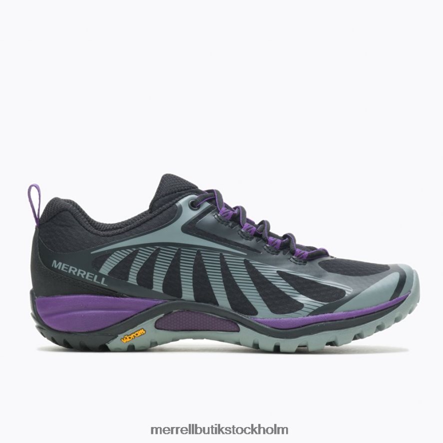 kvinnor Merrell svart/acai sirenkant 3 bred bredd skor DP80HP1069