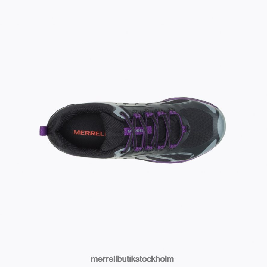 kvinnor Merrell svart/acai sirenkant 3 bred bredd skor DP80HP1069
