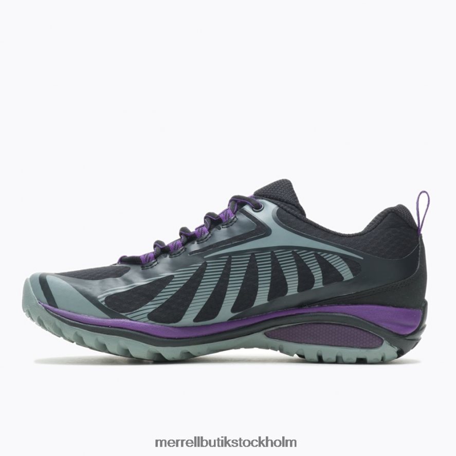 kvinnor Merrell svart/acai sirenkant 3 bred bredd skor DP80HP1069