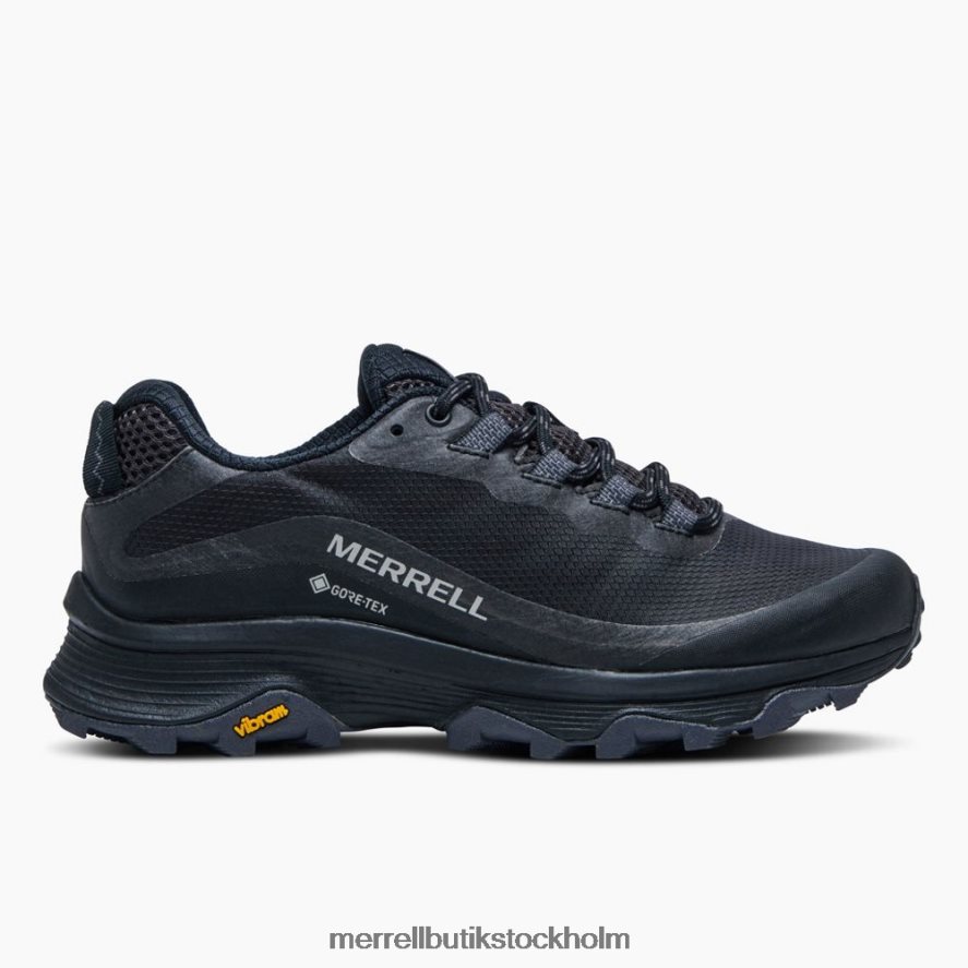 kvinnor Merrell svart/asfalt moab speed gore-tex skor DP80HP983