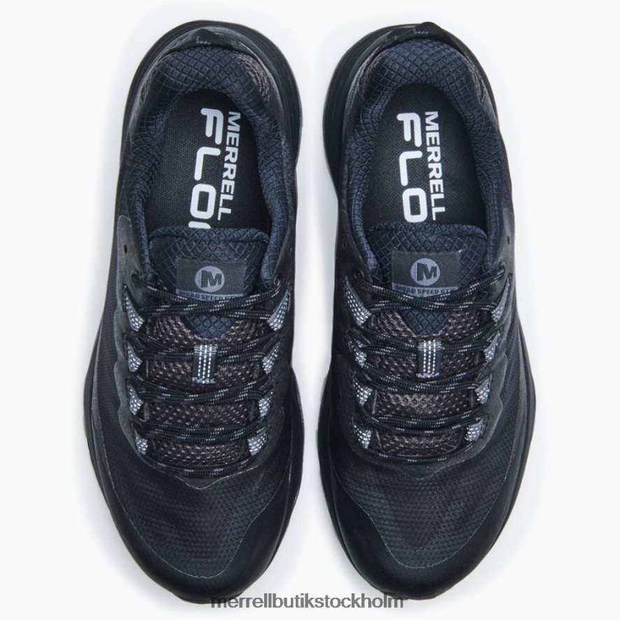kvinnor Merrell svart/asfalt moab speed gore-tex skor DP80HP983