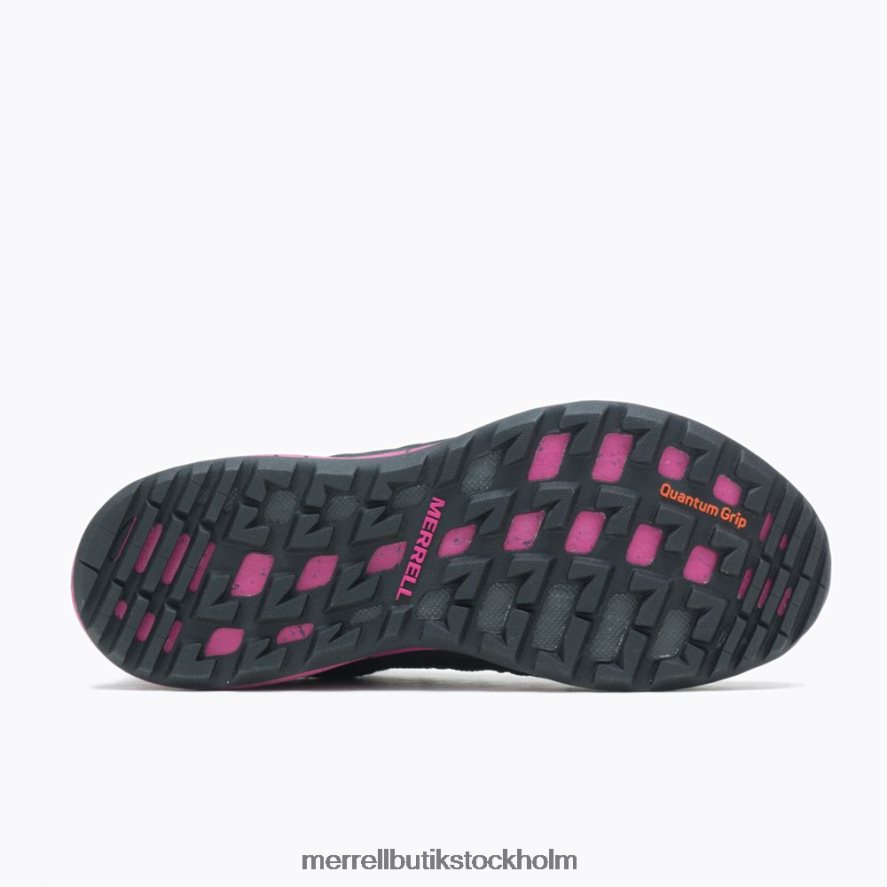 kvinnor Merrell svart/fuchsia bravada 2 vattentät skor DP80HP903