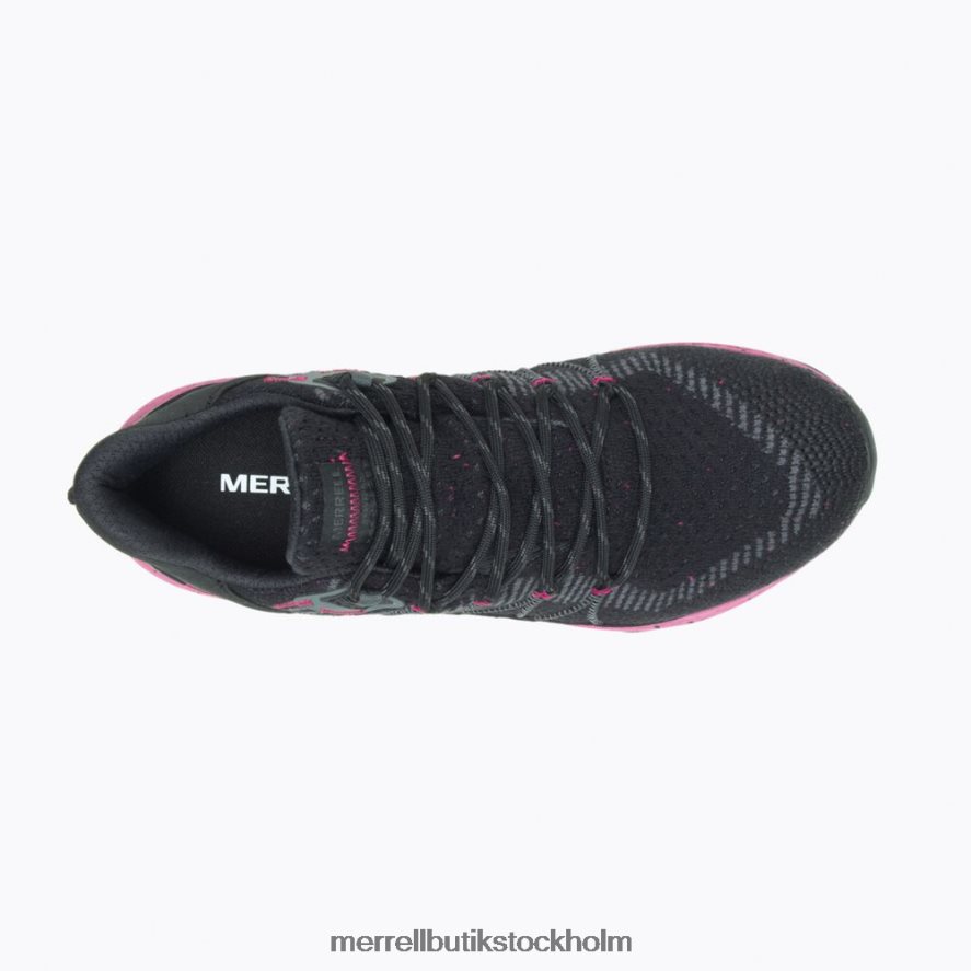 kvinnor Merrell svart/fuchsia bravada 2 vattentät skor DP80HP903