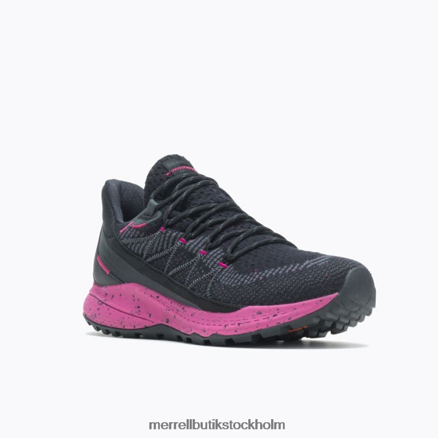 kvinnor Merrell svart/fuchsia bravada 2 vattentät skor DP80HP903