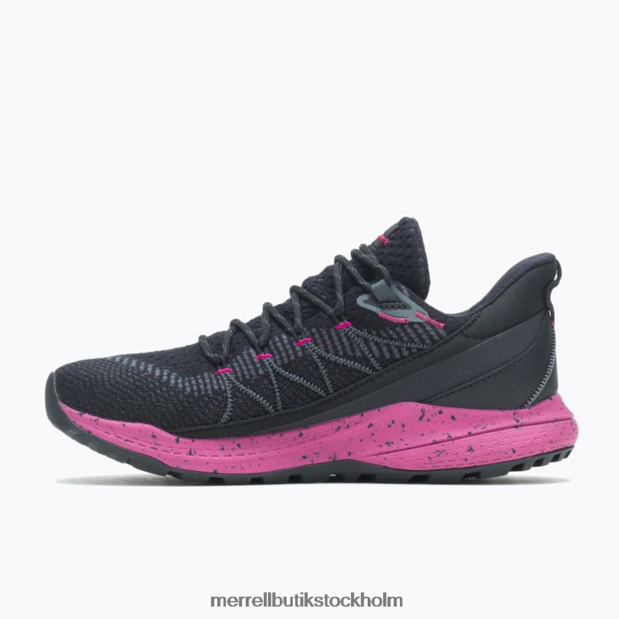 kvinnor Merrell svart/fuchsia bravada 2 vattentät skor DP80HP903