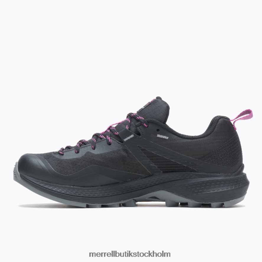 kvinnor Merrell svart/fuchsia mqm 3 gore-tex skor DP80HP843
