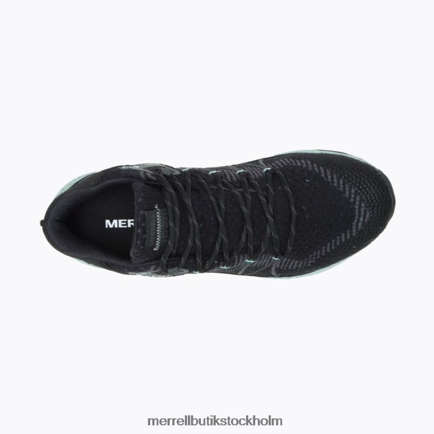 kvinnor Merrell svart/hamn bravada 2 vattentät skor DP80HP904