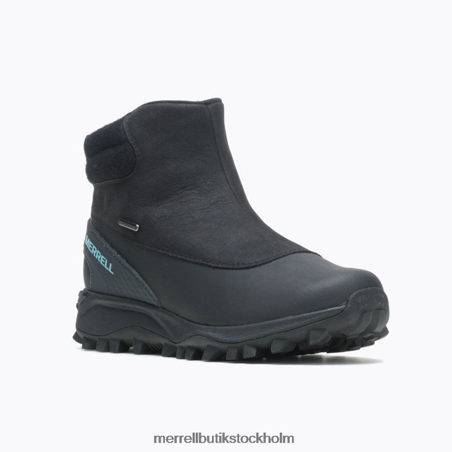 kvinnor Merrell svart/kanal thermo kiruna mid zip vattentät skor DP80HP1328