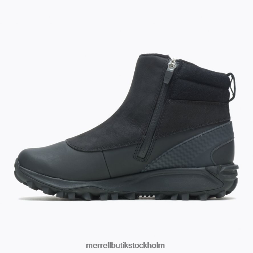 kvinnor Merrell svart/kanal thermo kiruna mid zip vattentät skor DP80HP1328
