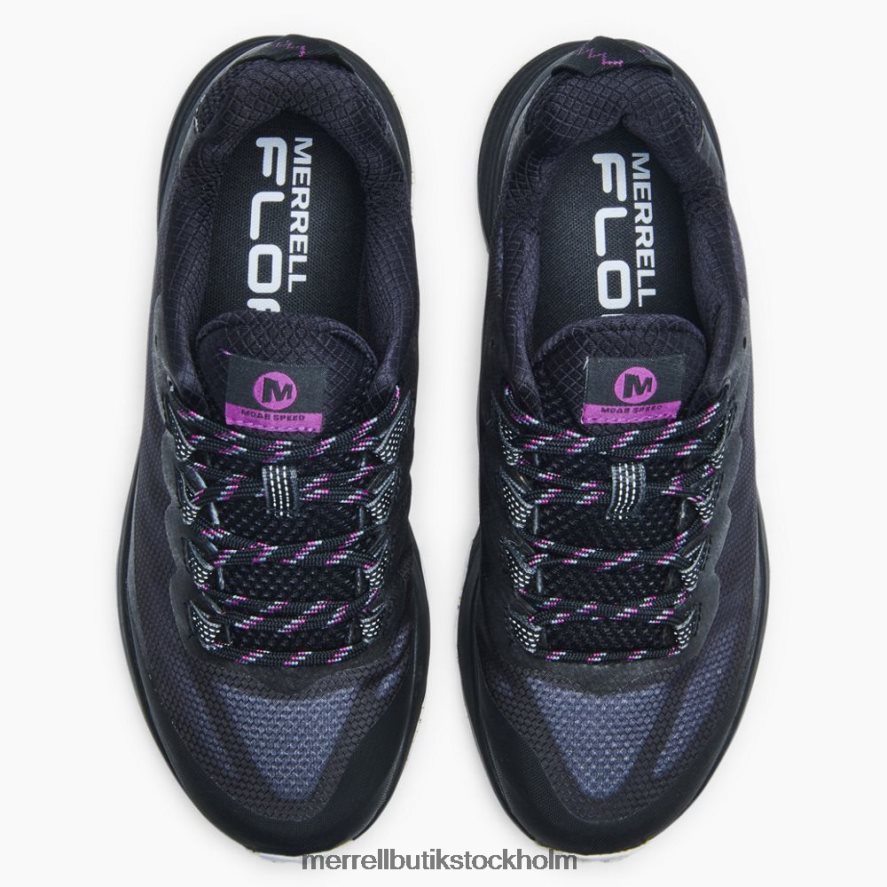kvinnor Merrell svart moab hastighet skor DP80HP816