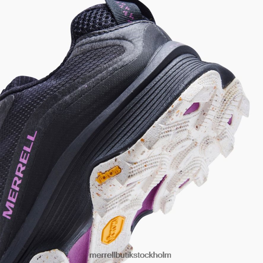 kvinnor Merrell svart moab hastighet skor DP80HP816