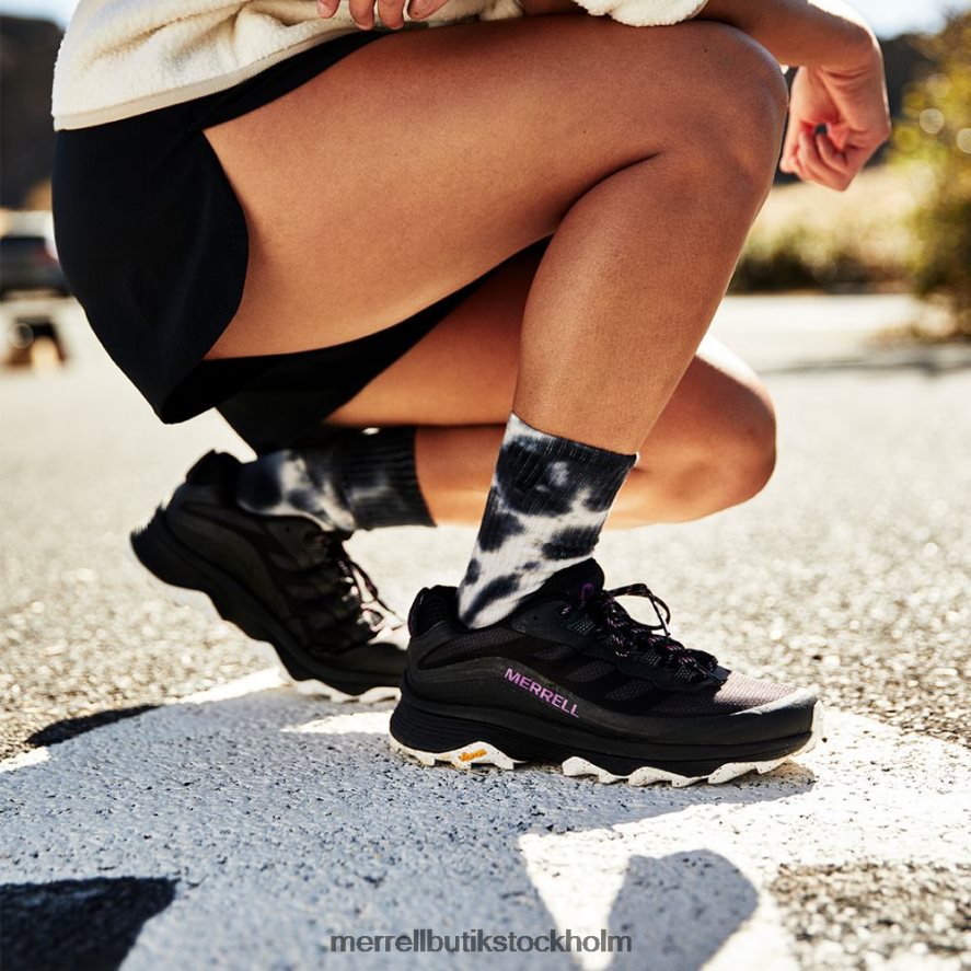 kvinnor Merrell svart moab hastighet skor DP80HP816