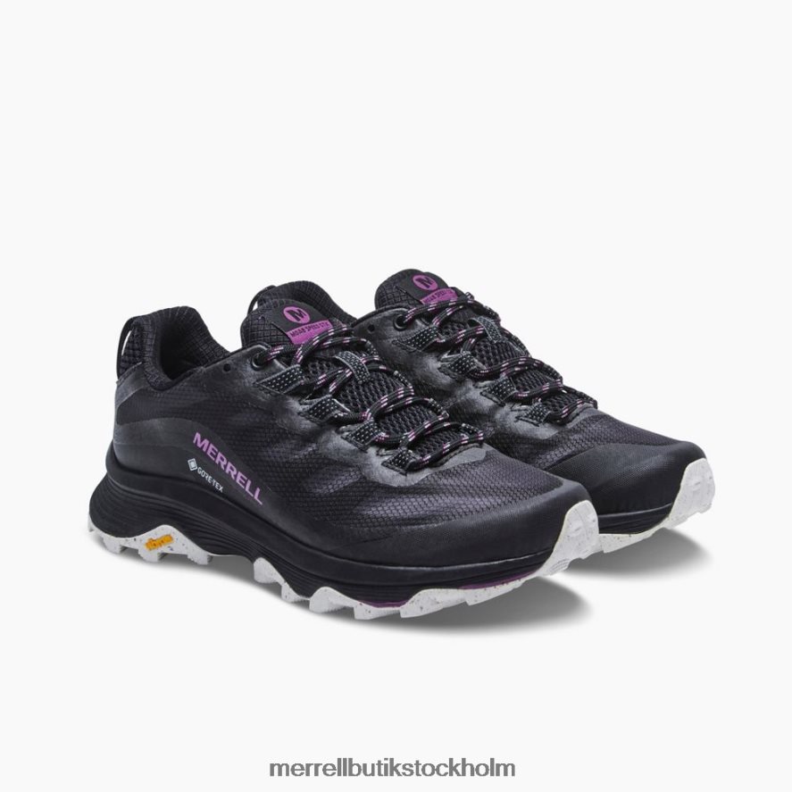 kvinnor Merrell svart moab speed gore-tex skor DP80HP982