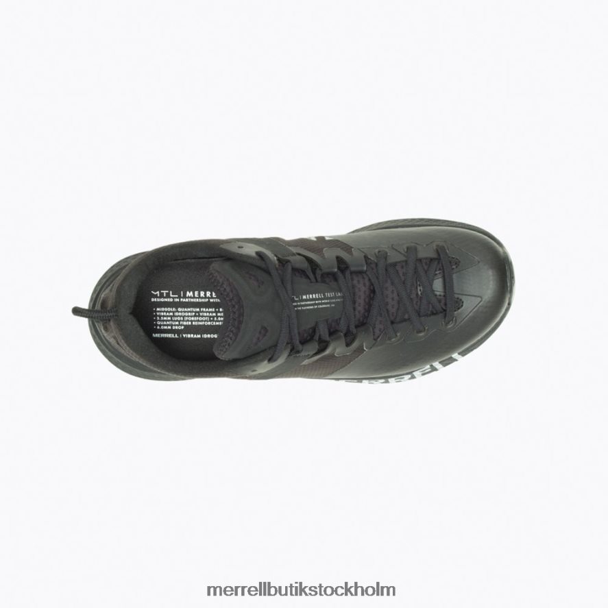 kvinnor Merrell svart mtl mqm skor DP80HP836