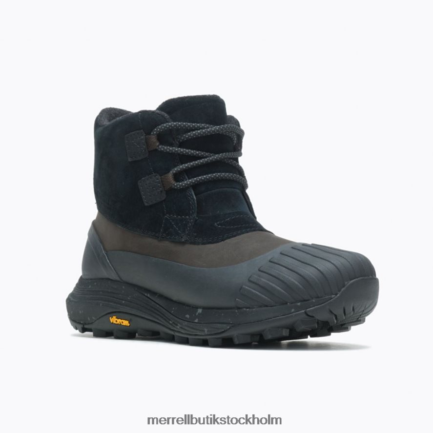 kvinnor Merrell svart siren 4 thermo demi vattentät bred bredd skor DP80HP1072