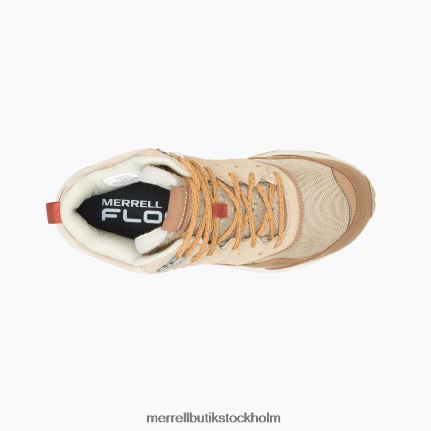 kvinnor Merrell tobak/guld speed solo mellan vattentät skor DP80HP829