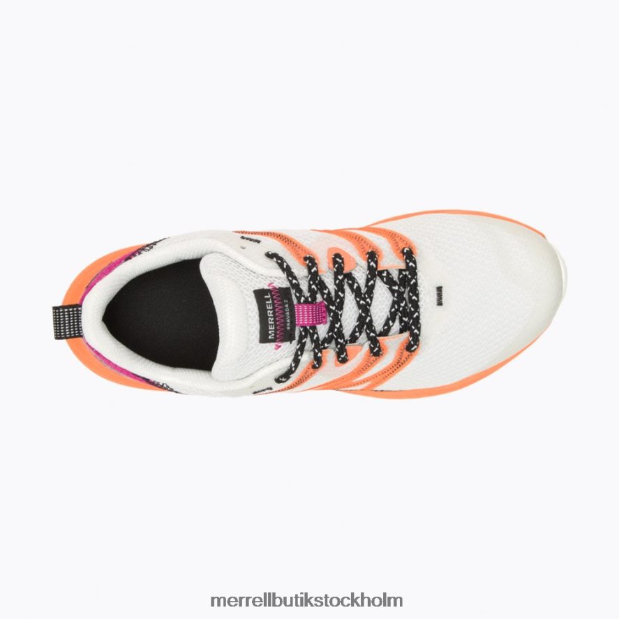 kvinnor Merrell vit/hej c bravada 2 vind skor DP80HP806