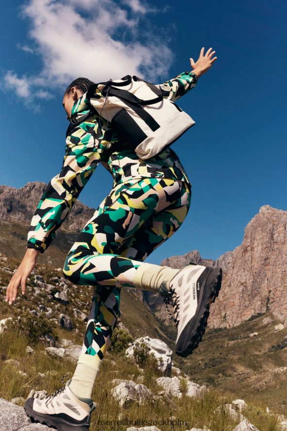 kvinnor Merrell vit/rosa moab speed mid gore-tex x svettig betty skor DP80HP1339