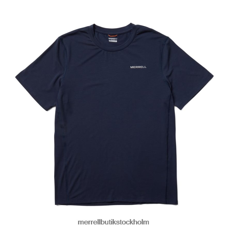 män Merrell Marin kortärmad tencel t-shirt kläder DP80HP391