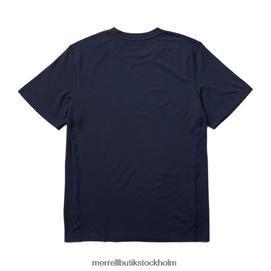 män Merrell Marin kortärmad tencel t-shirt kläder DP80HP391