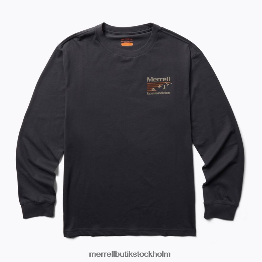 män Merrell indisk bläck långärmad t-shirt utomhus kläder DP80HP794