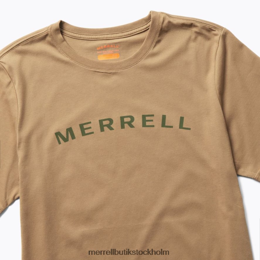 män Merrell sepia nyans ordmärke kortärmad t-shirt kläder DP80HP586