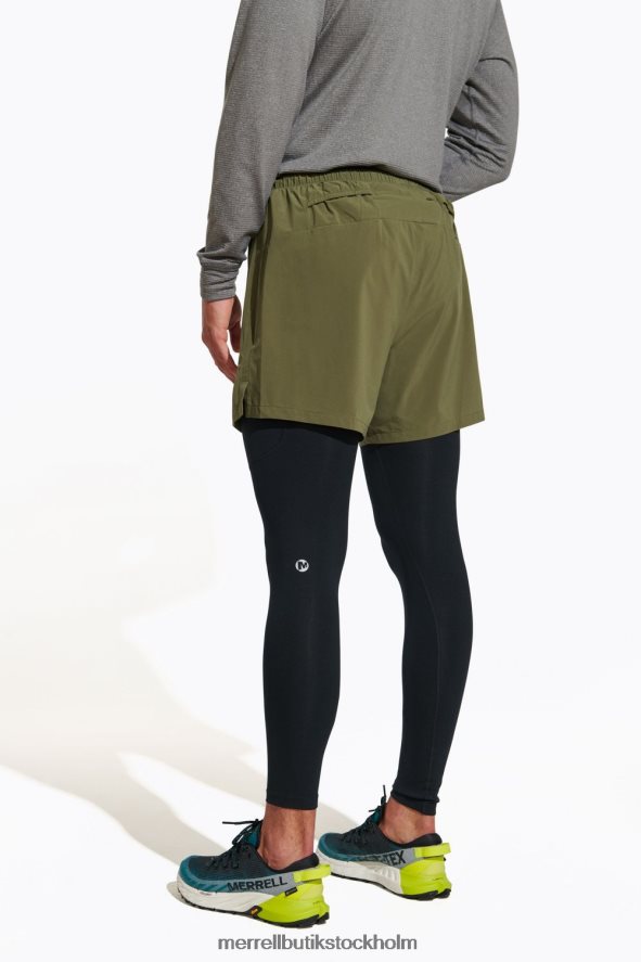 män Merrell dammig oliv kortare spår kläder DP80HP406