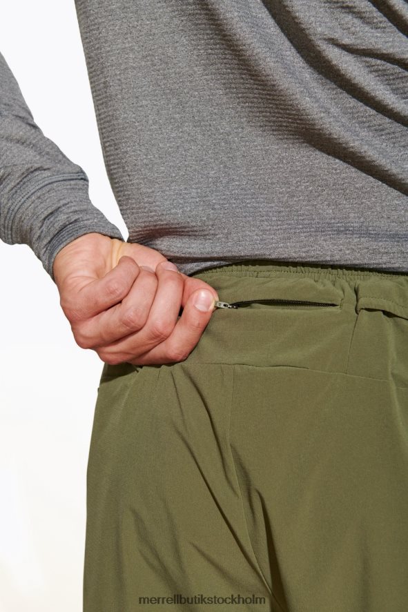 män Merrell dammig oliv kortare spår kläder DP80HP406