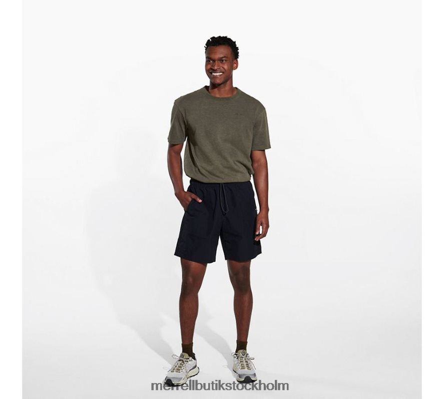 män Merrell svart hö kort kläder DP80HP172