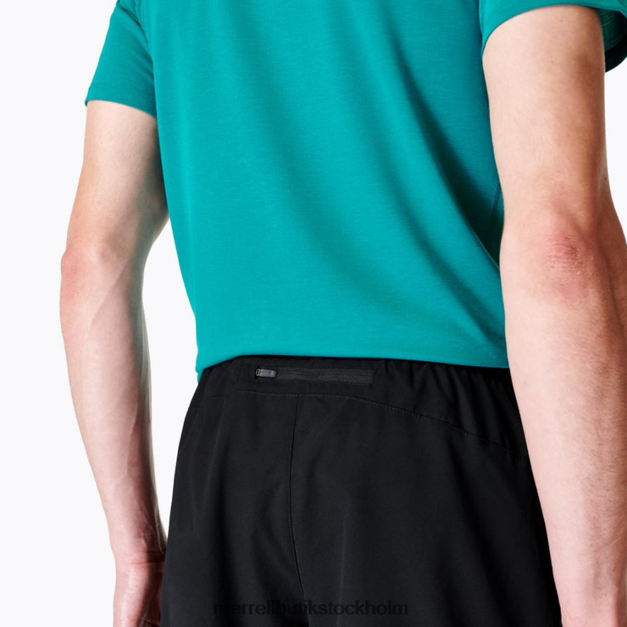 män Merrell svart terrängen är kort kläder DP80HP290