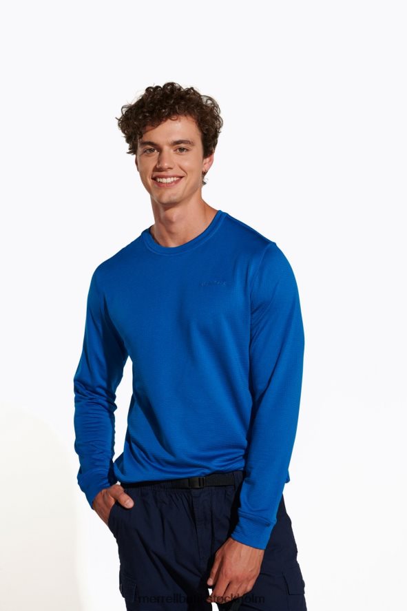 män Merrell blå geotex besättning kläder DP80HP768