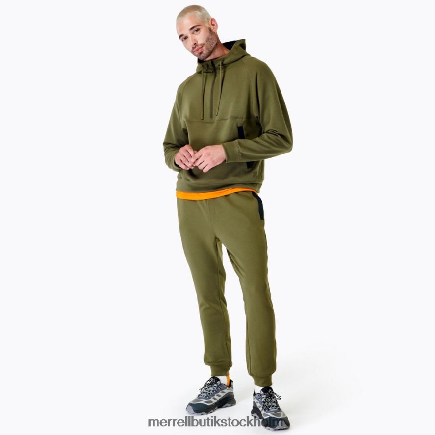 män Merrell dammig oliv momentum hoody kläder DP80HP159