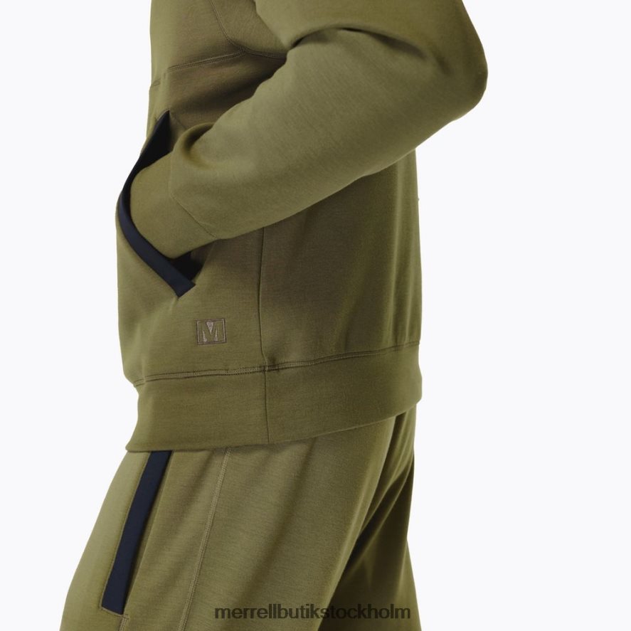 män Merrell dammig oliv momentum hoody kläder DP80HP159