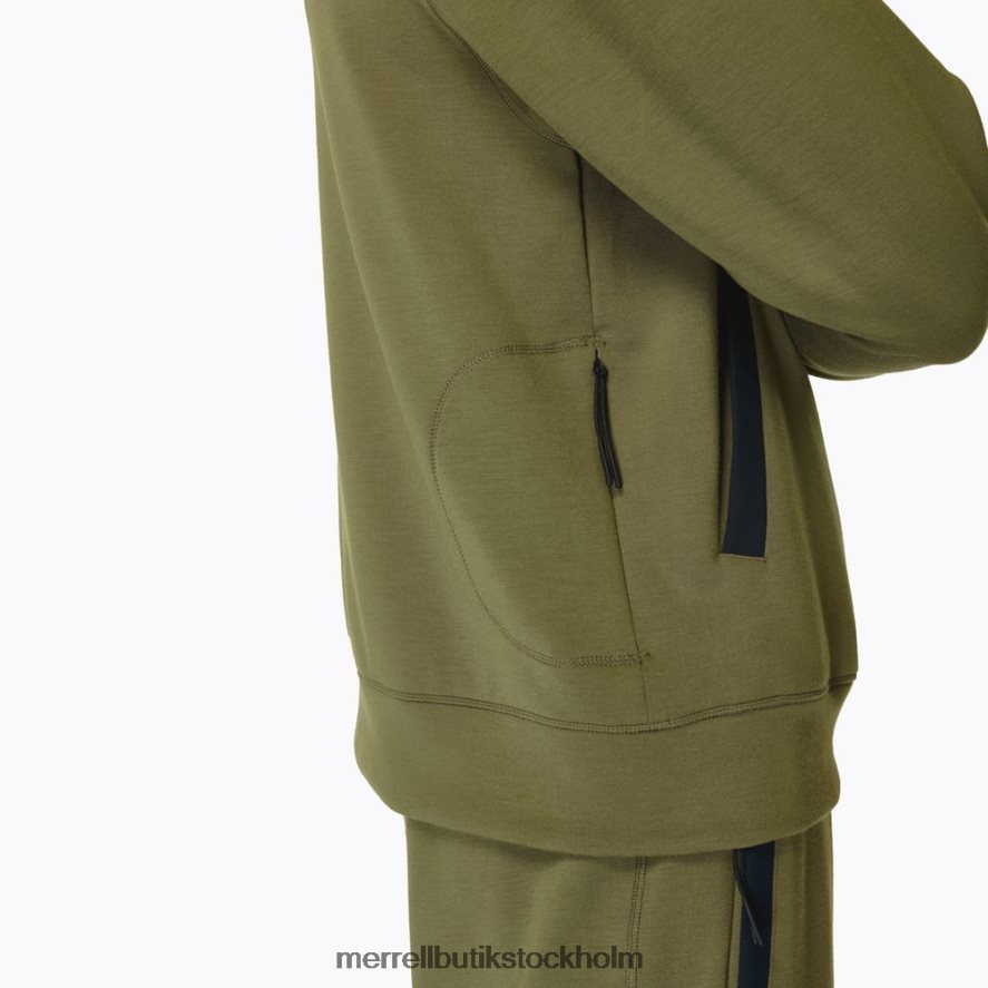 män Merrell dammig oliv momentum hoody kläder DP80HP159