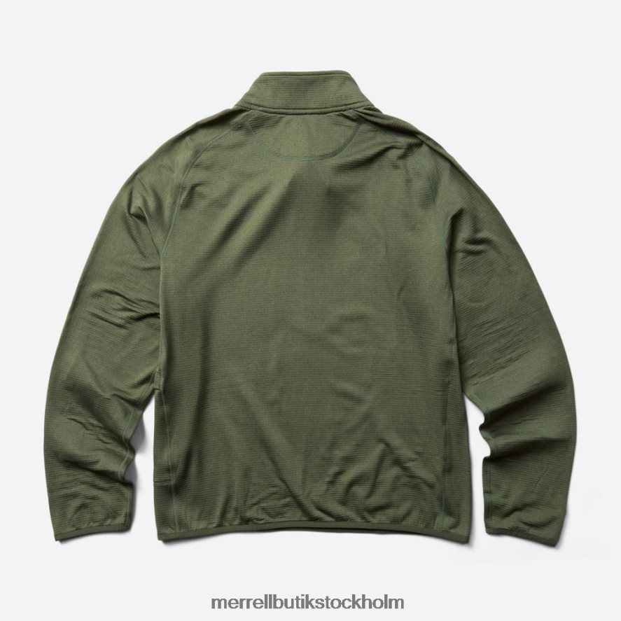 män Merrell dammig olivljung geotex 1/4 dragkedja kläder DP80HP415