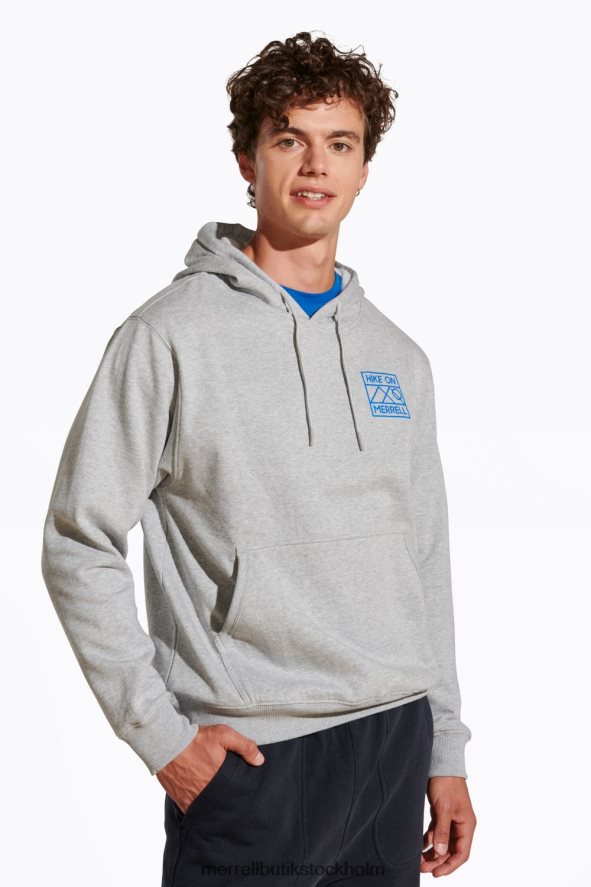 män Merrell grå ljung vandra på hoody kläder DP80HP787