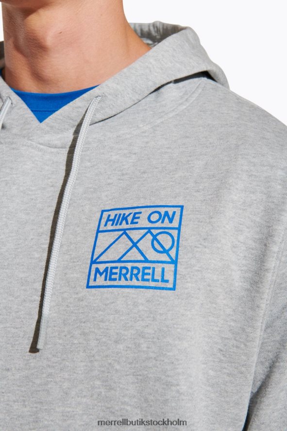 män Merrell grå ljung vandra på hoody kläder DP80HP787
