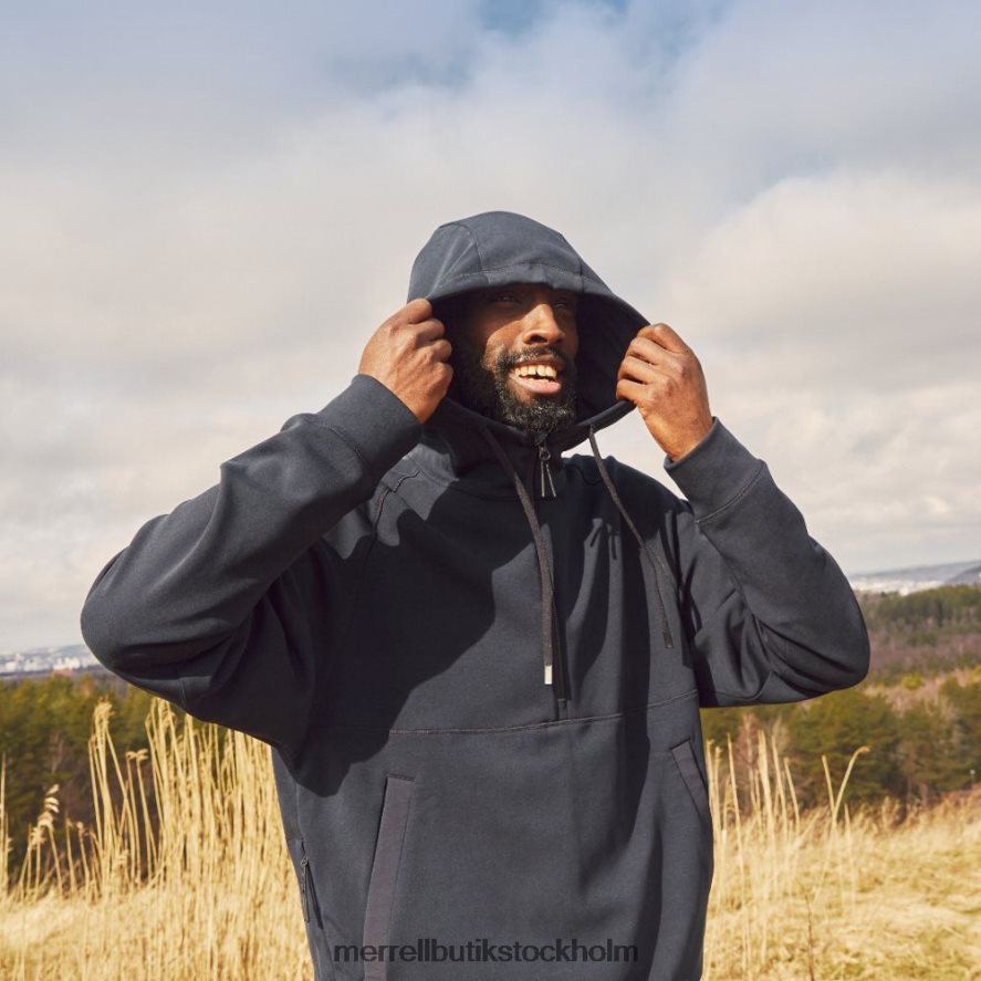 män Merrell svart momentum hoody kläder DP80HP162