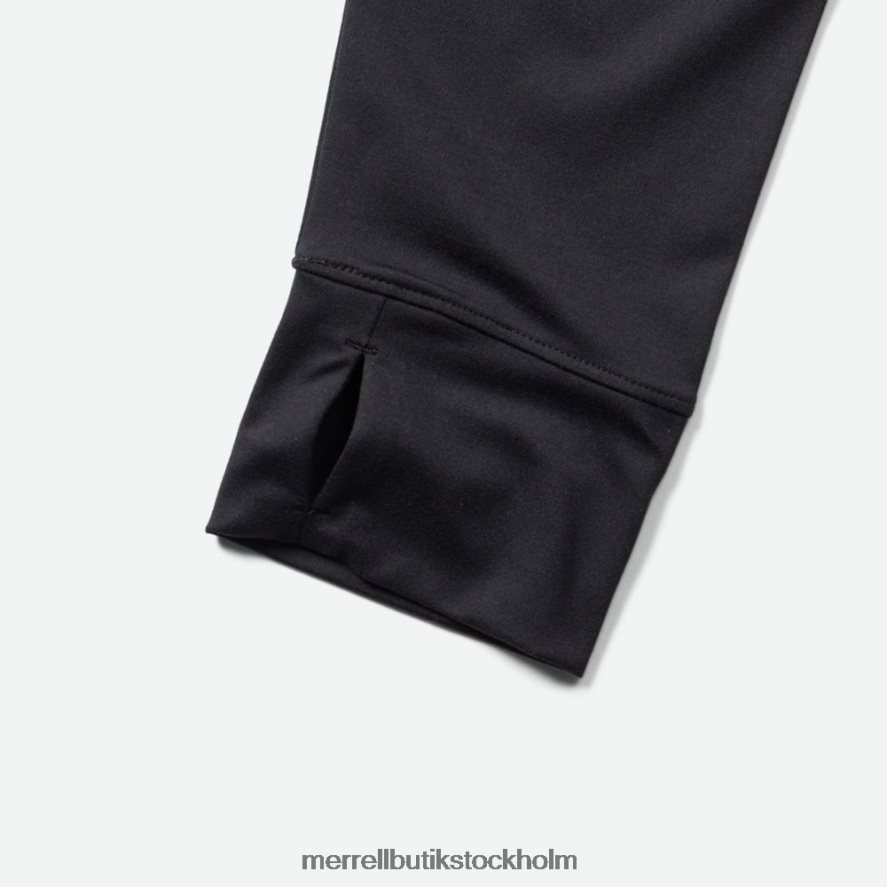 män Merrell svart trail running mellanlager kläder DP80HP739