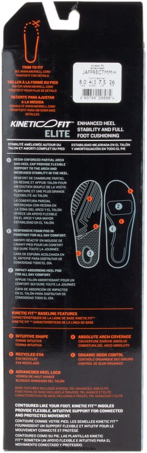 män Merrell maska kinetic fit elitfotbädd kläder DP80HP730