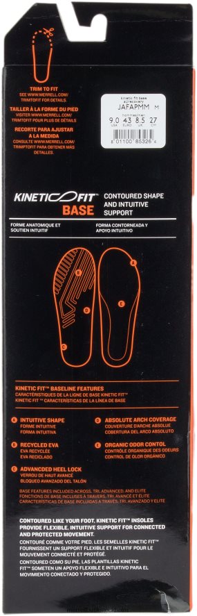 män Merrell återhämtning kinetic fit bas al fotbädd bred bredd kläder DP80HP777