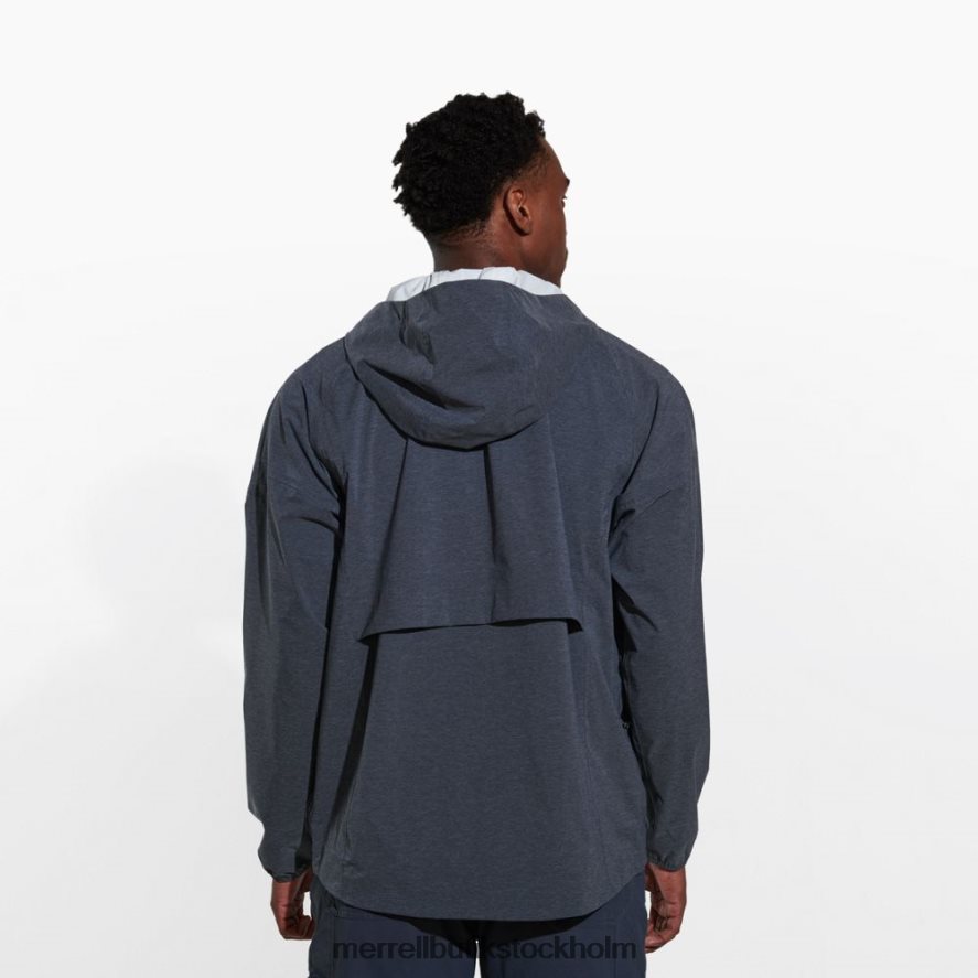 män Merrell svart ljung alpint packbart regnskal kläder DP80HP702