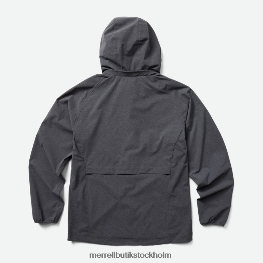 män Merrell svart ljung alpint packbart regnskal kläder DP80HP702