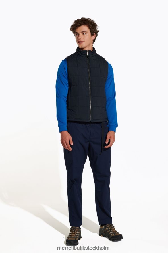 män Merrell svart terrängisolerad väst kläder DP80HP745